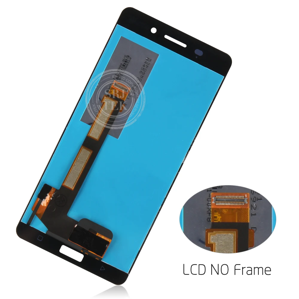 Для Nokia 6 LCD для 1 дисплей N6 сенсорный дигитайзер в сборе стеклянный сенсор X6 II 2018