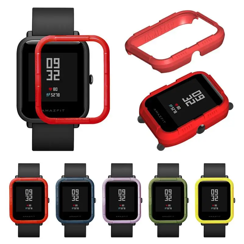 Защитный чехол для Xiaomi Amazfit Bip Youth Watch Жесткий Чехол из поликарбоната защитный