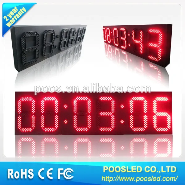 Led カウントダウン基板 1 分間のカウントダウンタイマーの 30 秒のカウントダウンタイマー 6 Off