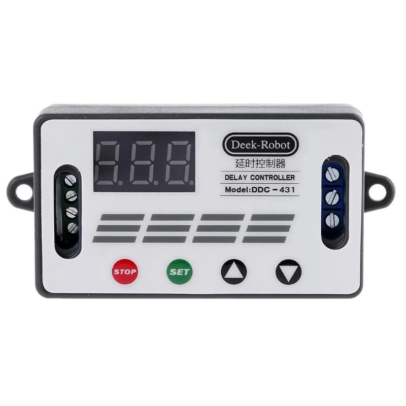 

Deek-Robot DC 6V-30V DDC-431 Timer Delay Relay Switch Digital DC 12V Data Save Delay Controller