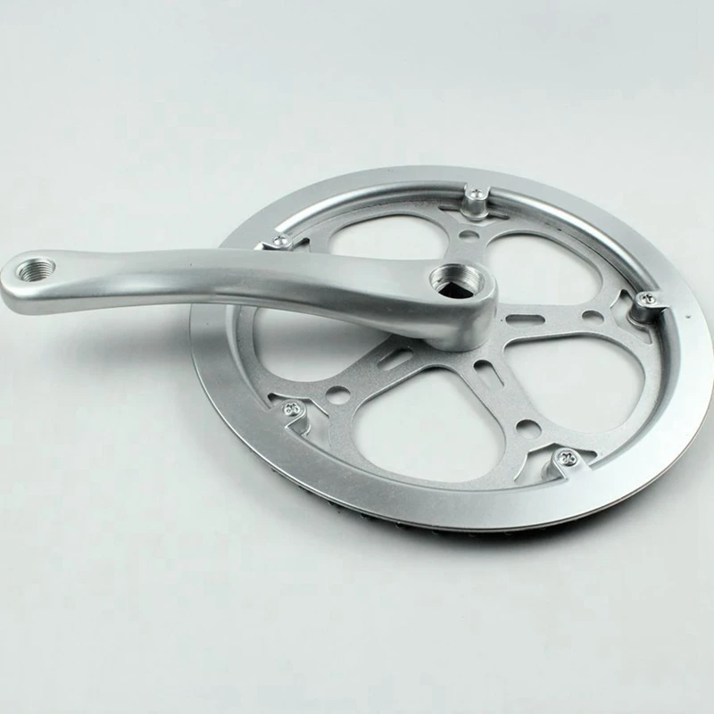 Folding Bike Crankset 52T Square Hole 170mm CNC Bicycle Crank Set Sprocket |