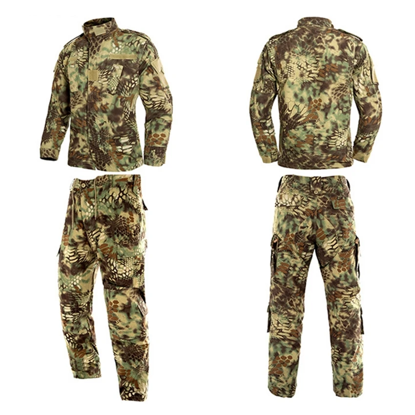 Мужская армейская Военная Униформа 9 видов цветов тактическая Боевая