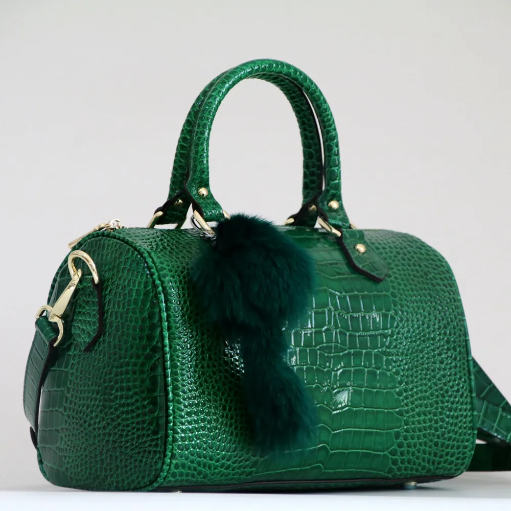 Роскошная Бостонская сумка женская из натуральной кожи Сумка с леопардовым