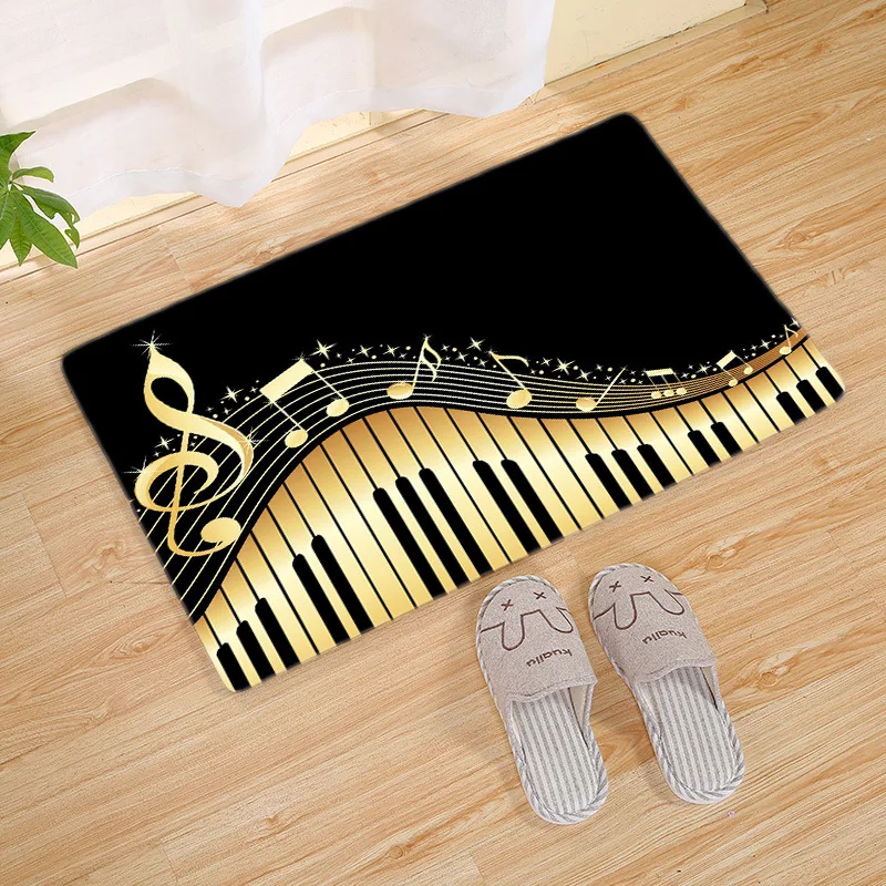 Винтажный дверной коврик музыкальная лента Внутренний Нескользящие дверные