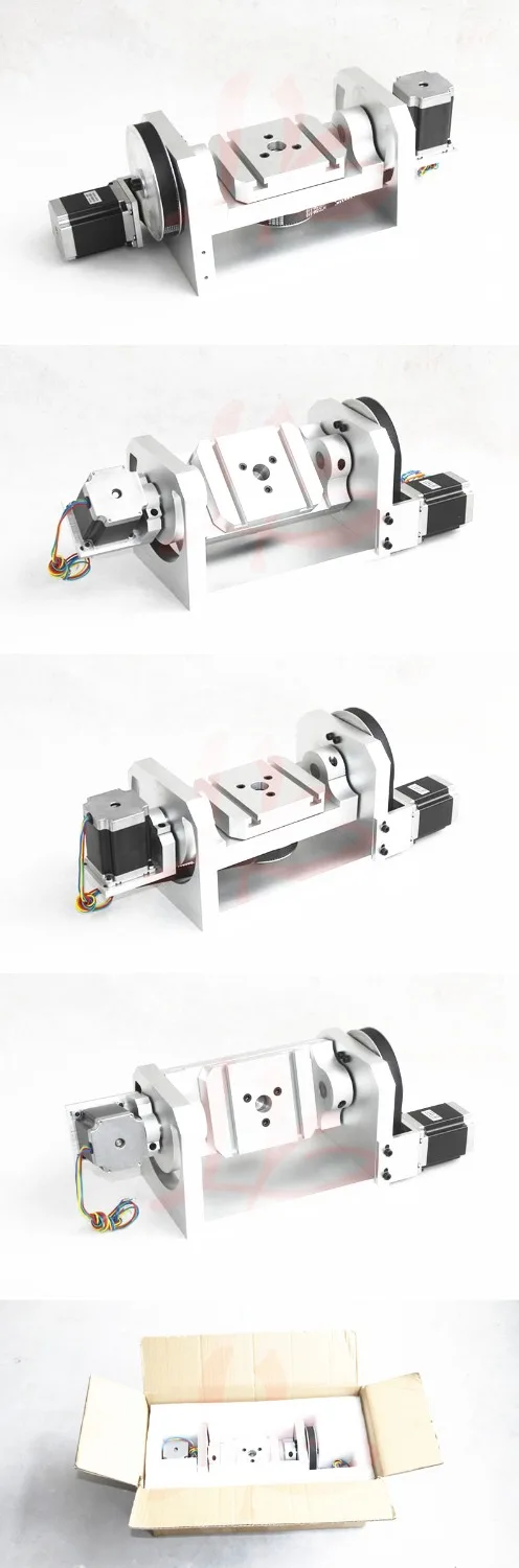 

4D CNC router part 4th axis / 5th ( A aixs, Rotary ) + T with table for cnc
