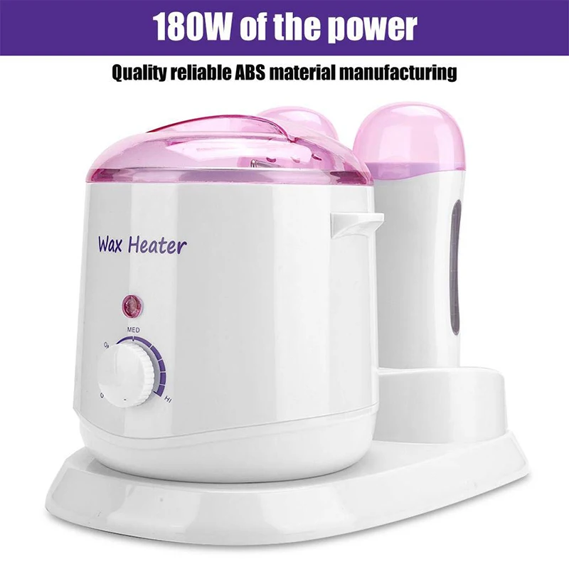 Mini Spa Salon Electric Hair Removal Melting Wax Warmer Machine Pink Blue Wax Heater