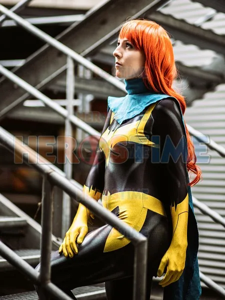 Batgirl Suit Comics Superhero Costume Batman No Mask Cosplay | Тематическая одежда и униформа