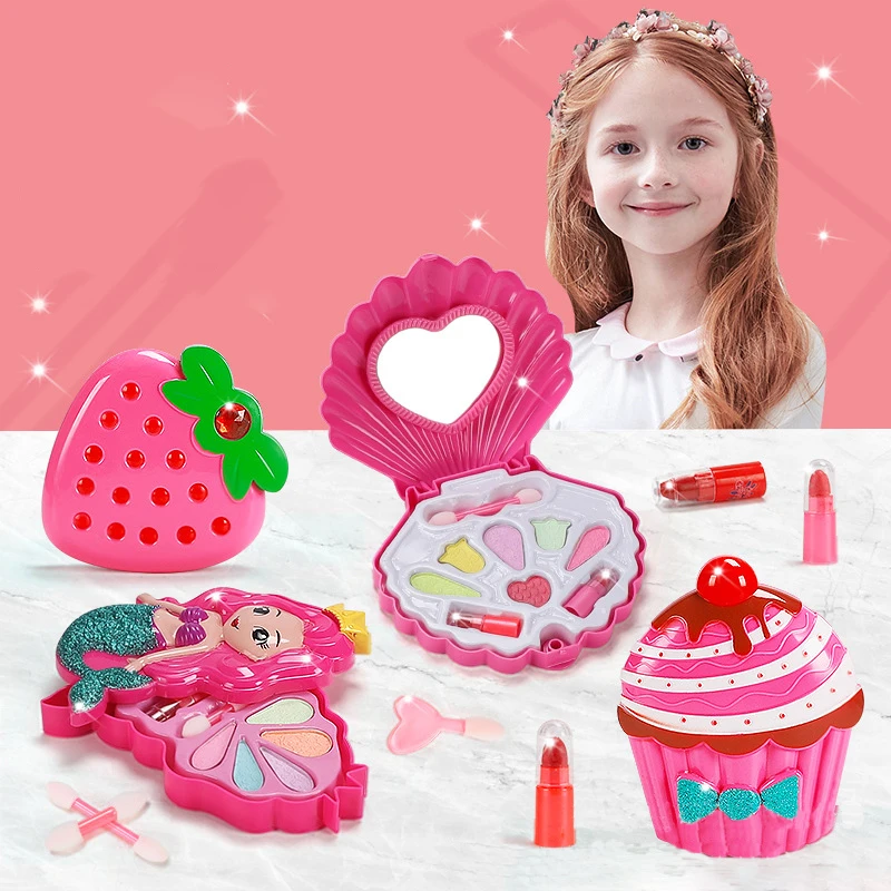 

Children's Make-up Beauty Toys Girls Makeup Set Princess Cosmetics Make Up Set for Kids Pretend Play Toys Kids Princess Dress Up