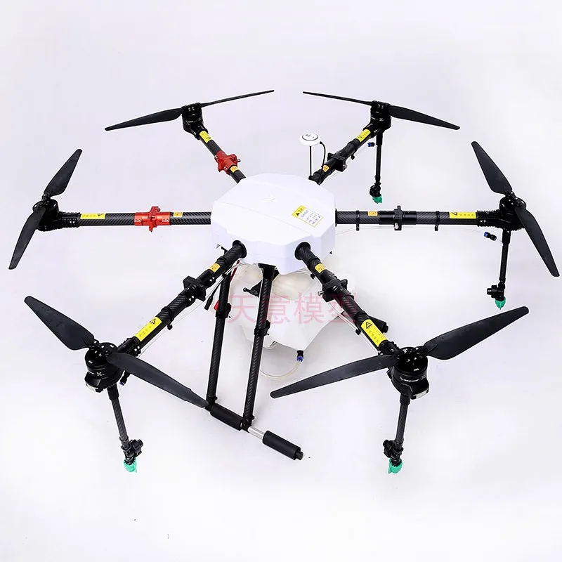 Шестиосевой защитный Дрон для сельского хозяйства 10 кг с аккумулятором зарядной