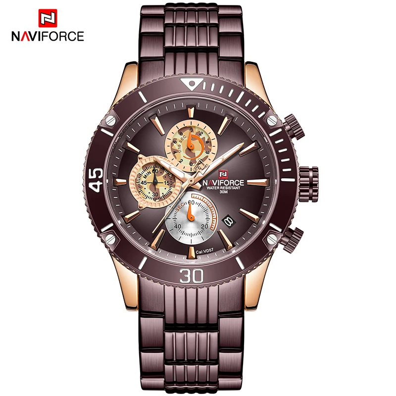 Часы мужские кварцевые с хронографом аналоговые в стиле милитари | Наручные часы