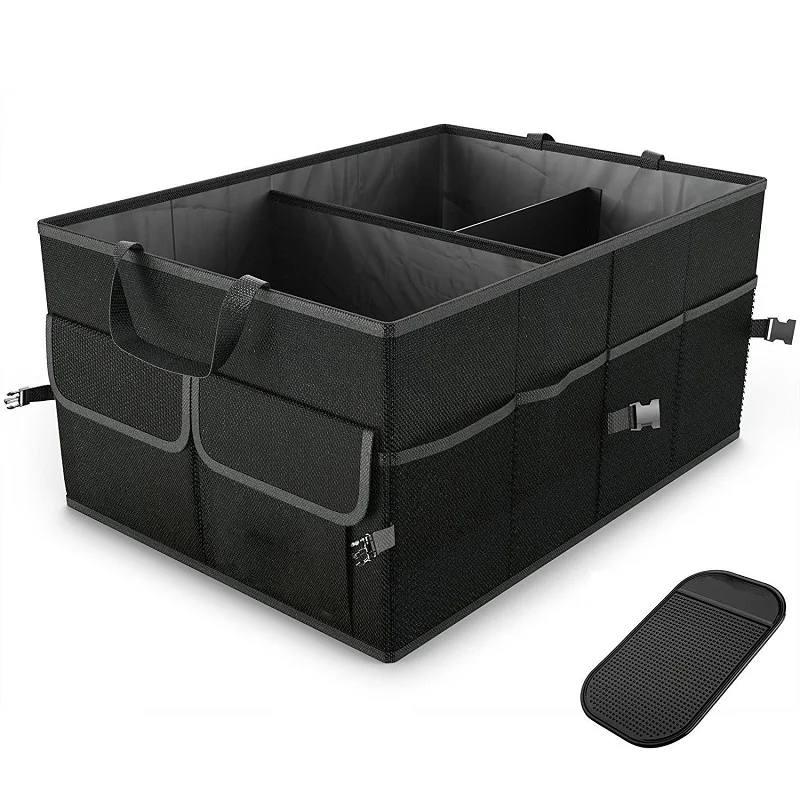 

2022 New Hot Fashion 1pcs High Capacity Water Proof Trunk Cargo Organizer Folding Caddy Storage Collapse Bin For Car Truck SUV