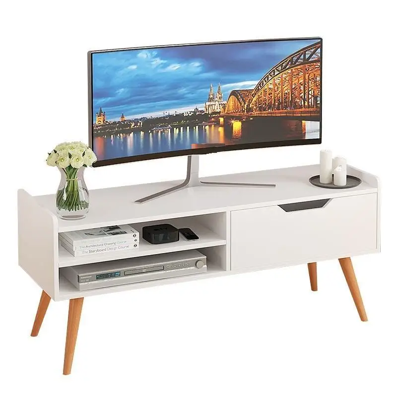 Столик Tele Standaard Riser с поддержкой экрана подъемник для офиса деревянный