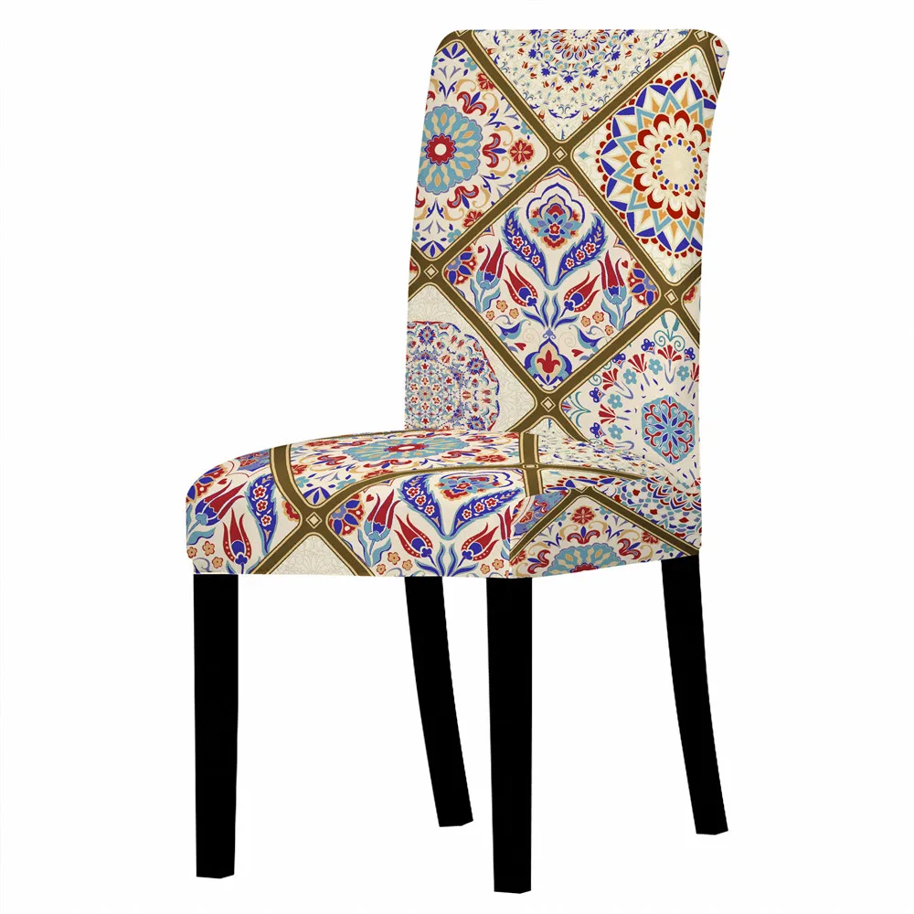 Богемные искусственные чехлы для стульев офисных ресторанов банкетов отелей