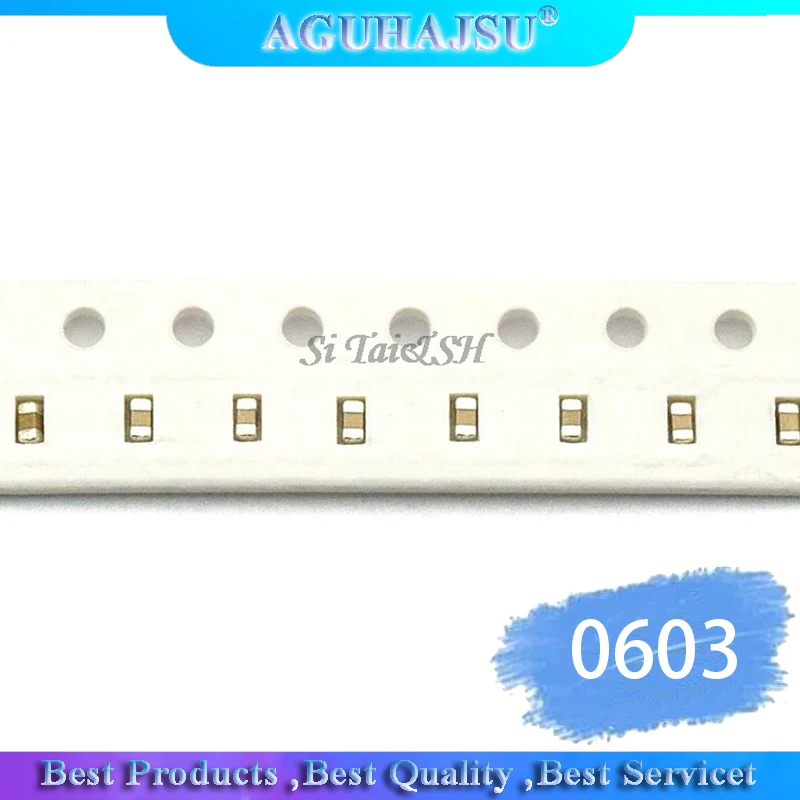 100 шт. 10 мкФ X5R ошибка 5% 6 3 В 0603 106 SMD толстая пленка чип многослойный керамический