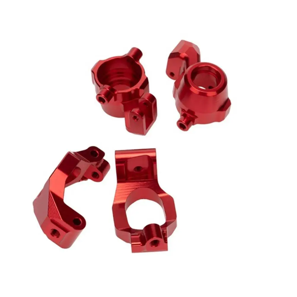 

CNC Front Rear C Block Wheel Hub Carrier Steering Cup Rear Axle Seat for TRAXXAS 1/10 MAXX TRUCK 89076-4 Parts