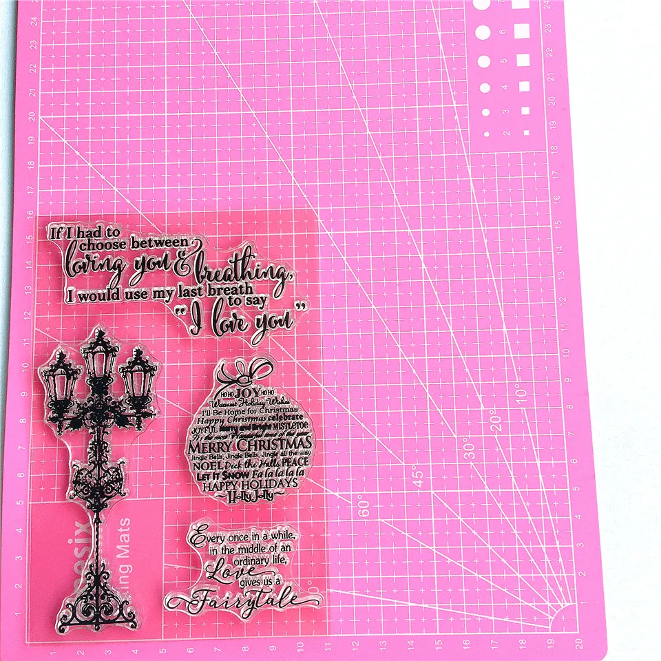 Прозрачный силиконовый штамп для скрапбукинга Я люблю тебя 11*16|Штампики| |