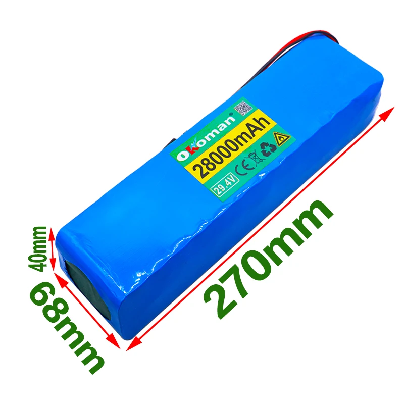 100% новый 7S4P 24v литий-ионный аккумулятор 29 4 v 28Ah мотор для электрического