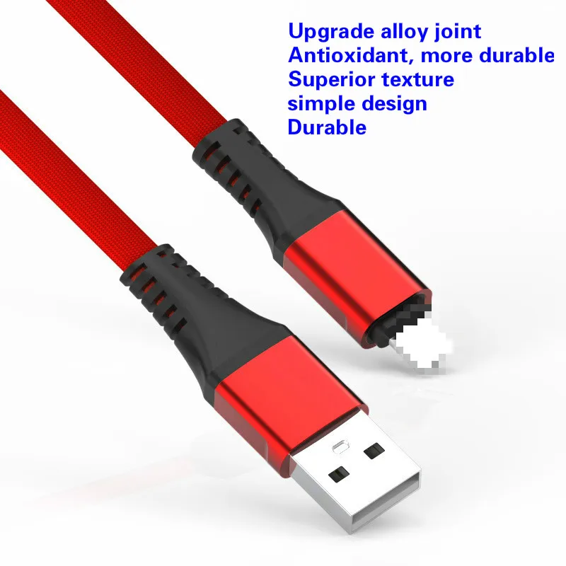 USB кабель Type C для Samsung Huawei Xiaomi TPE зарядный прочный usb синхронизации данных 5В 2.4A 30