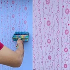 Ролик для краски для украшения стен, резиновая щетка 7 дюймов, инструменты для покраски обоев в комнате, современный аппарат для покраски обоев