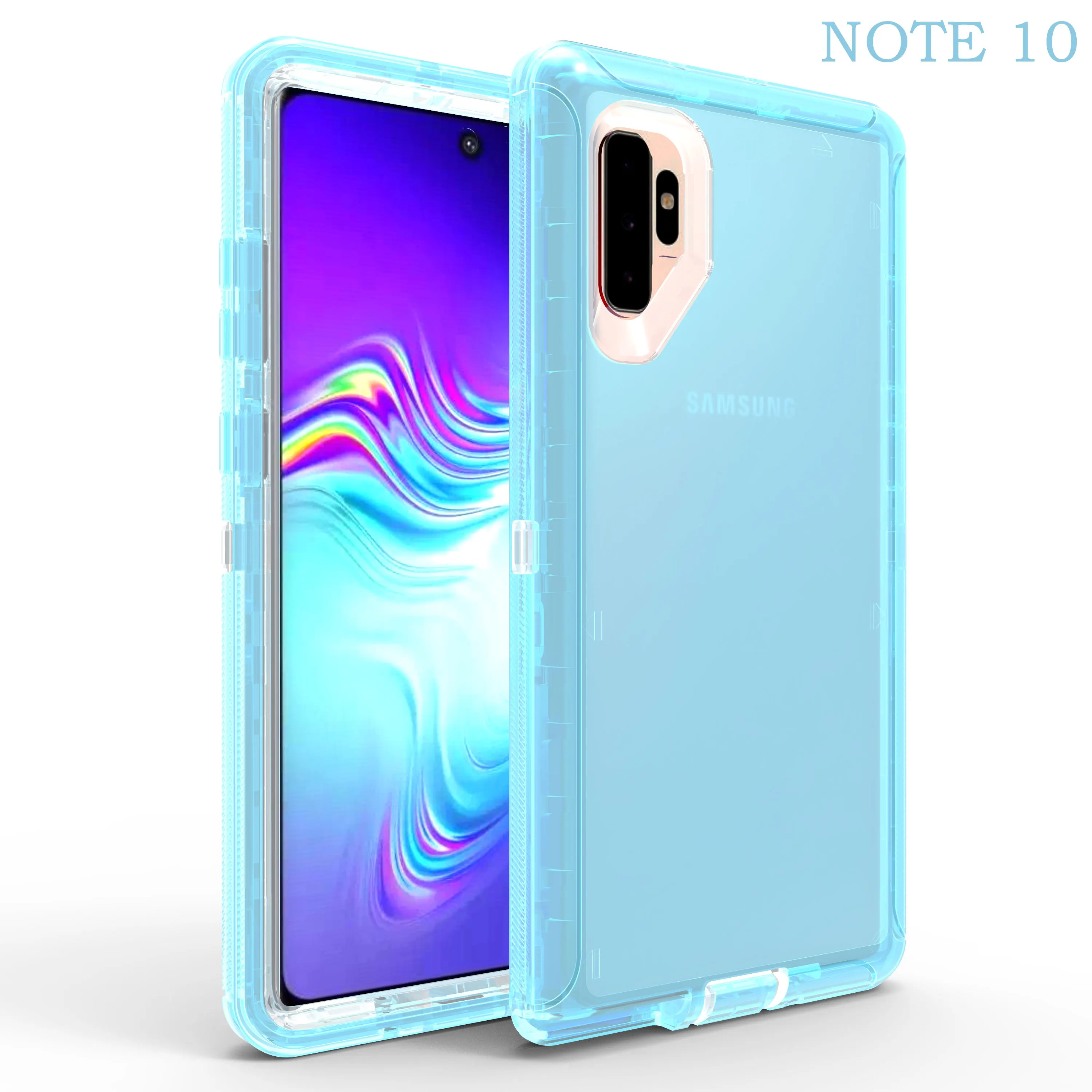 Three Prevention Cover For Samsung Note 10 S10 Lite S8 S9 Plus Transparent Robot Case Galaxy S7 edge | Мобильные телефоны и