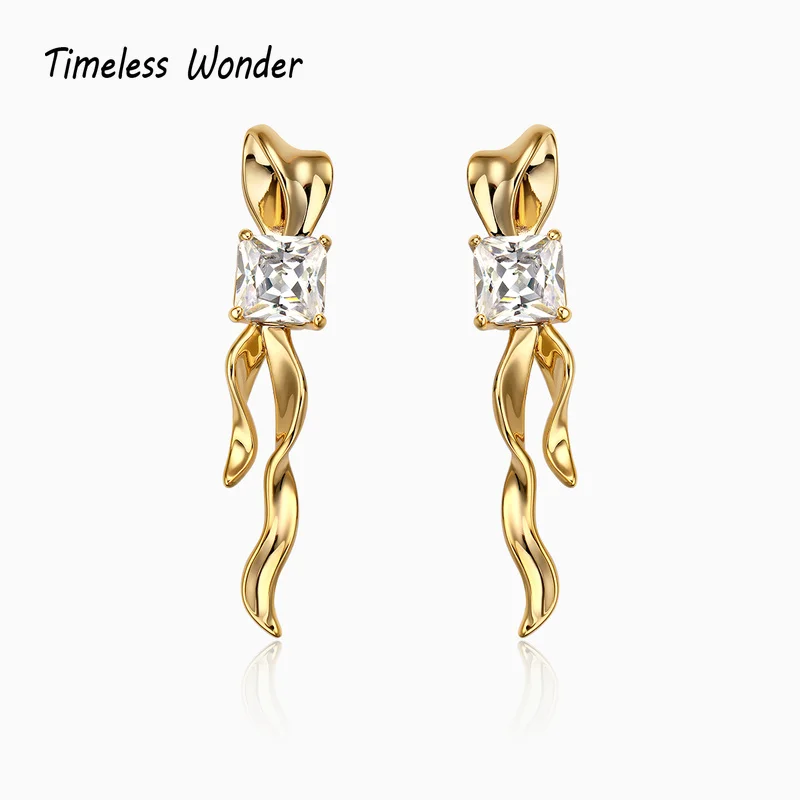 

Женские серьги-гвоздики с циркониевой гео-лентой, 7253