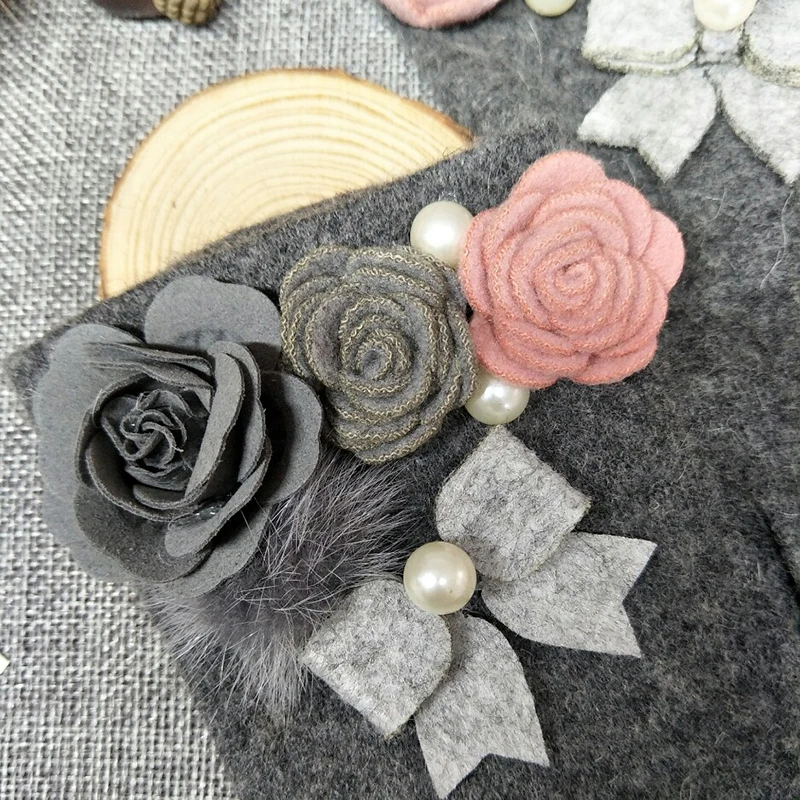 Осенне-зимние женские перчатки для сенсорного экрана кашемировые шерстяные