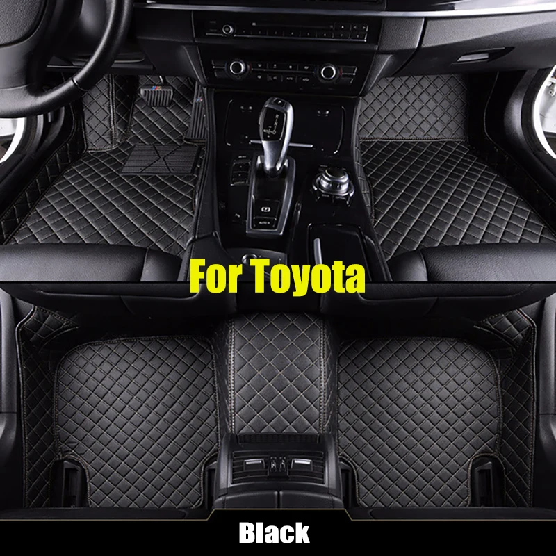 Пользовательские автомобильные коврики для Toyota все модели yaris venza prius Alphard land cruiser