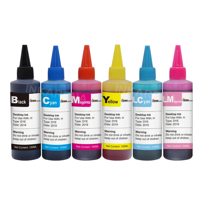 Чернильный картридж для принтера Epson Stylus Photo R270 R290 R390 RX590 RX610 6 × 100 мл + T0821 - T0826 |