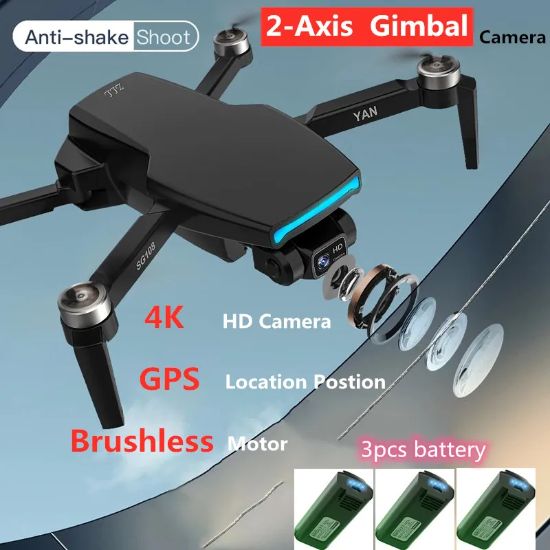 

SG108PRO 2-Axis Gimbal GPS RC Quadcopter Spare Part 7.4V 3000mAh/propeller/Arm With Motor SG108 PRO Accessories Blade USB Line