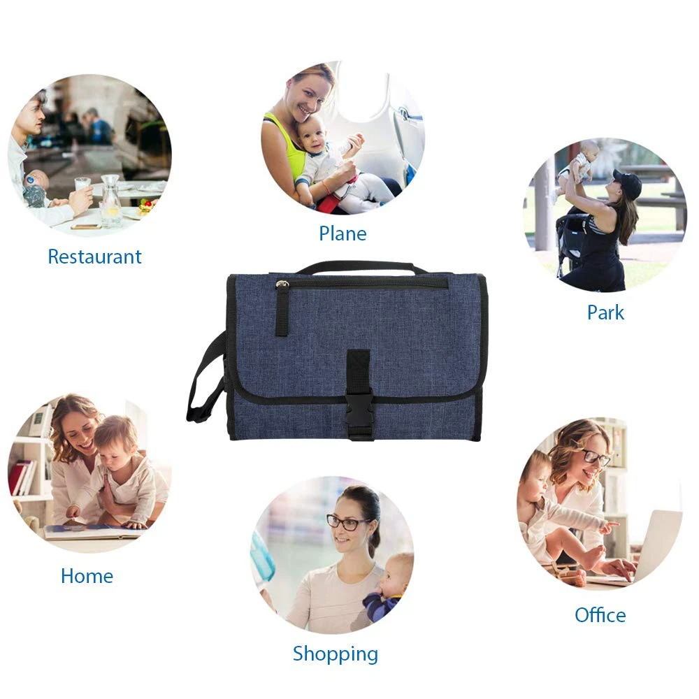 Пеленальный Коврик для детей водонепроницаемый переносной пеленальный столик