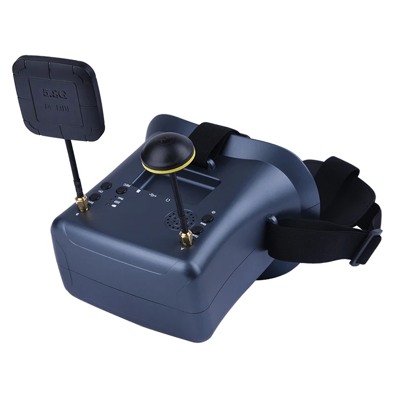 LS 008D 5 8G FPV Googles Vr очки 40CH с батареей 2000MA DVR разнообразие для RC модели|Дисплеи| |