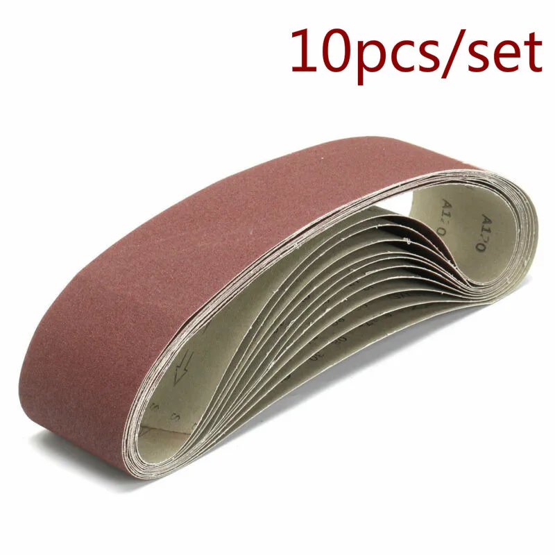 

10pcs Sanding Belt 40-600 Grits Qualtiy Sander Belts Abrasive Belt Tool For Wood Furniture Metal Grinding Polishing 915x50mm