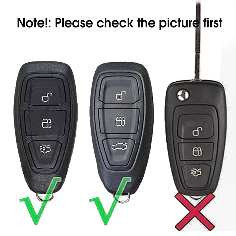 Красный дистанционный защитный чехол для Ford Focus Fiesta Kuga 3 кнопки оболочка C Max Galaxy