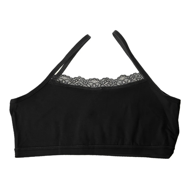 

new Girl Underwear Lace Bras Cotton Camisoles Sports Bra Top For Teens Training Bra