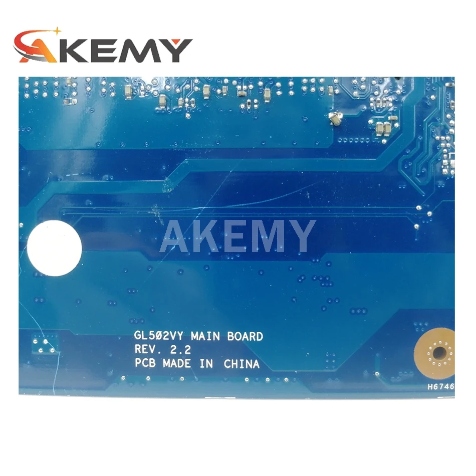 Akemy 90NB0BJ0-R00021 GL502VY материнская плата для ноутбука Asus ROG S5VY Mainboard I7-6700HQ GTX980M (V8G) -