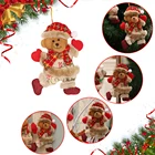 Рождественские куклы, Изысканные домашние подвески, украшения для рождественской елки, подвесные куклы, крафтовые украшения, Детские праздничные подарки