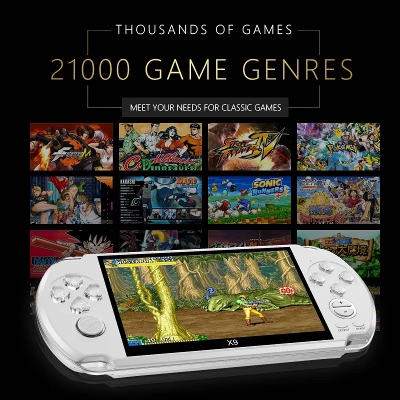 Консоль игровая портативная 8 гб 1000 игр 5 0 дюйма|Портативные игровые консоли| |