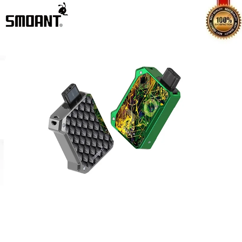 Оригинальный Smoant Battlestar детский Vape Pod Комплект 750 мАч 15 Вт 2 мл с 0.6ohm сеткой 1.2ohm Ni80