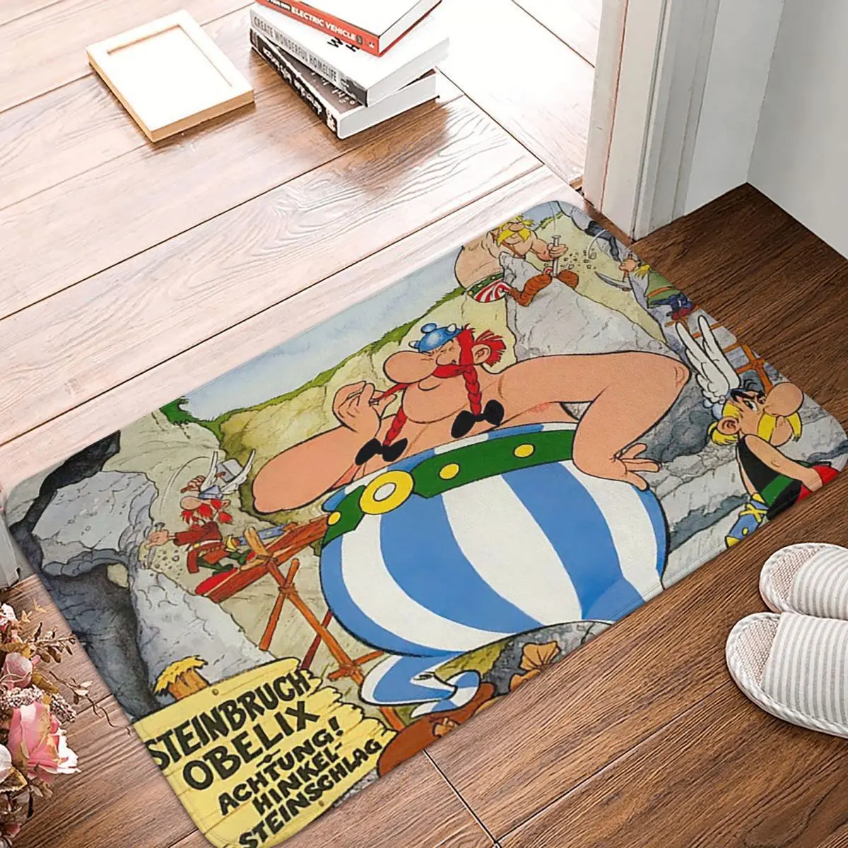 

Asterix Comics Anime Doormat Bedroom Printed Soft Living Room Door Floor Carpet Decoration Floor Rug Area Rugs