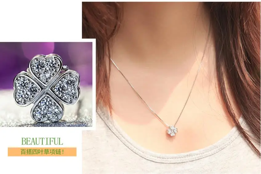 Everoyal Трендовое женское серебряное колье 925 пробы ожерелье для женщин аксессуары