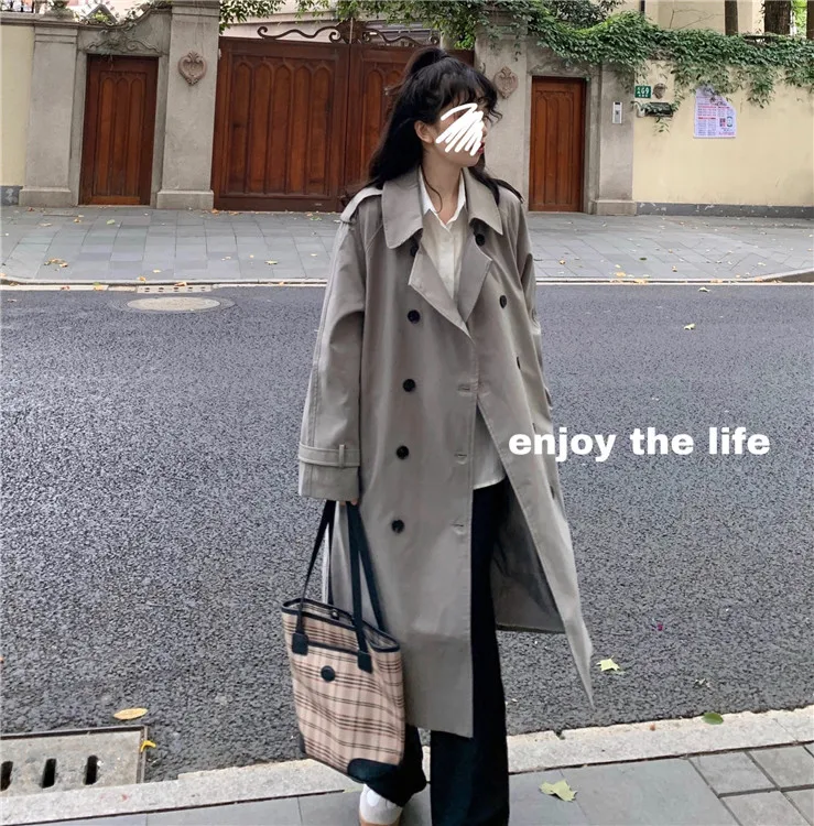 

advanced grey double over-the-knee joker a trench coat