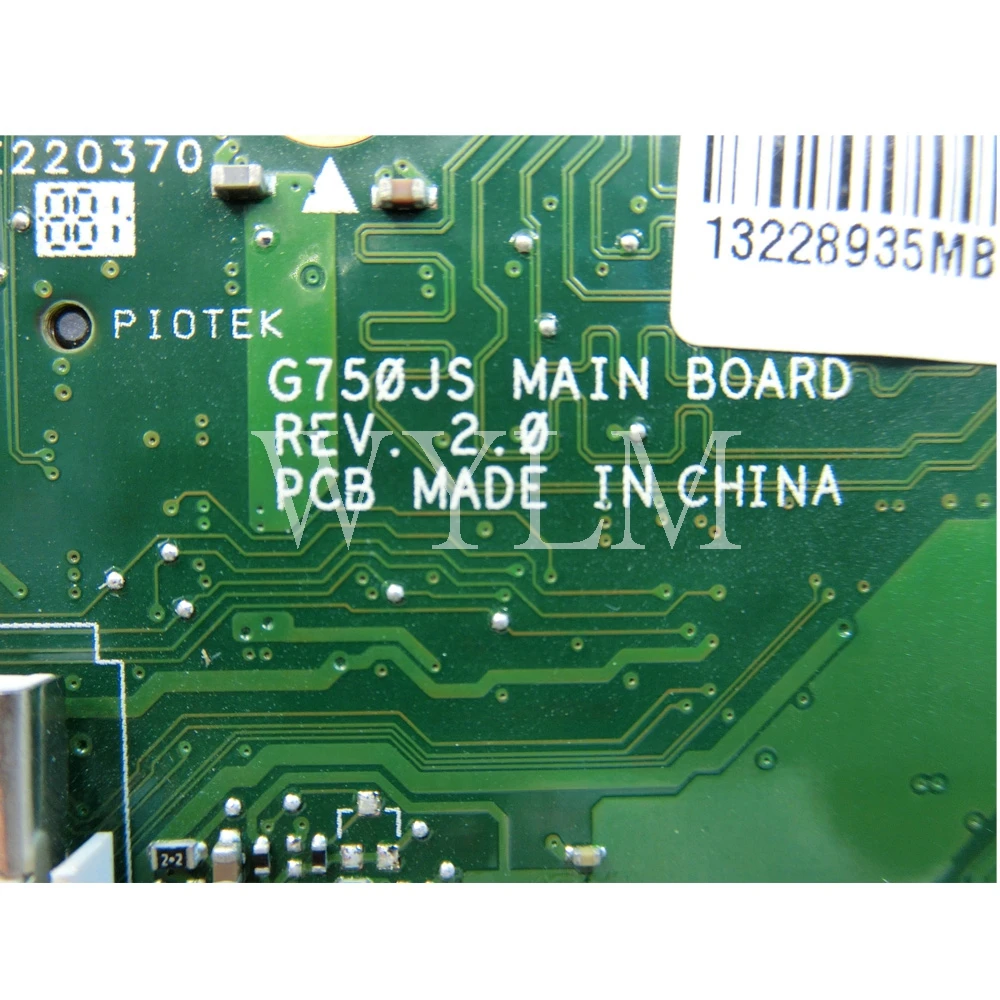 G750JM с i7 4700HQ CPU 2D Материнская плата ASUS G750J G750JS материнская для ноутбука 60NB04J0 MB1030