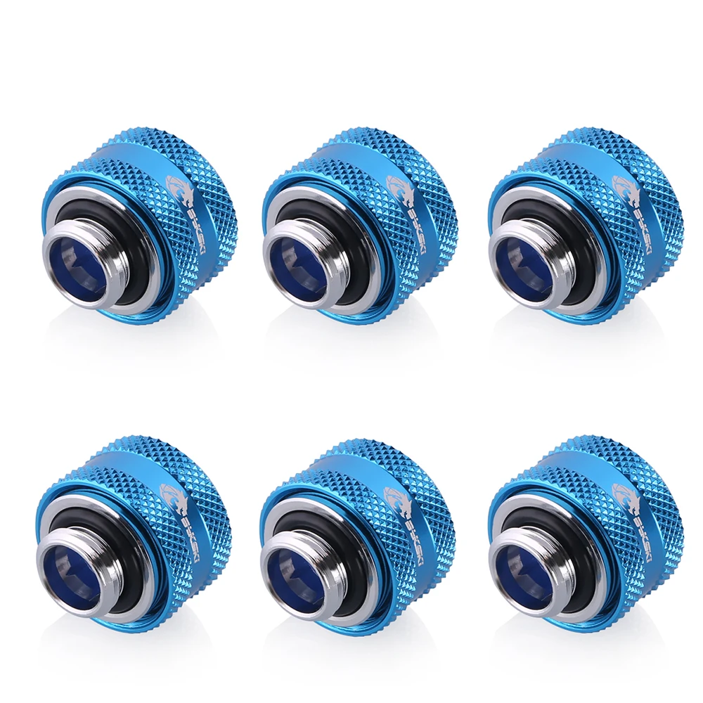 6 шт./лот Bykski зашитный кожук жесткий шлангов из нержавеющей стали G1/4 сжатие для