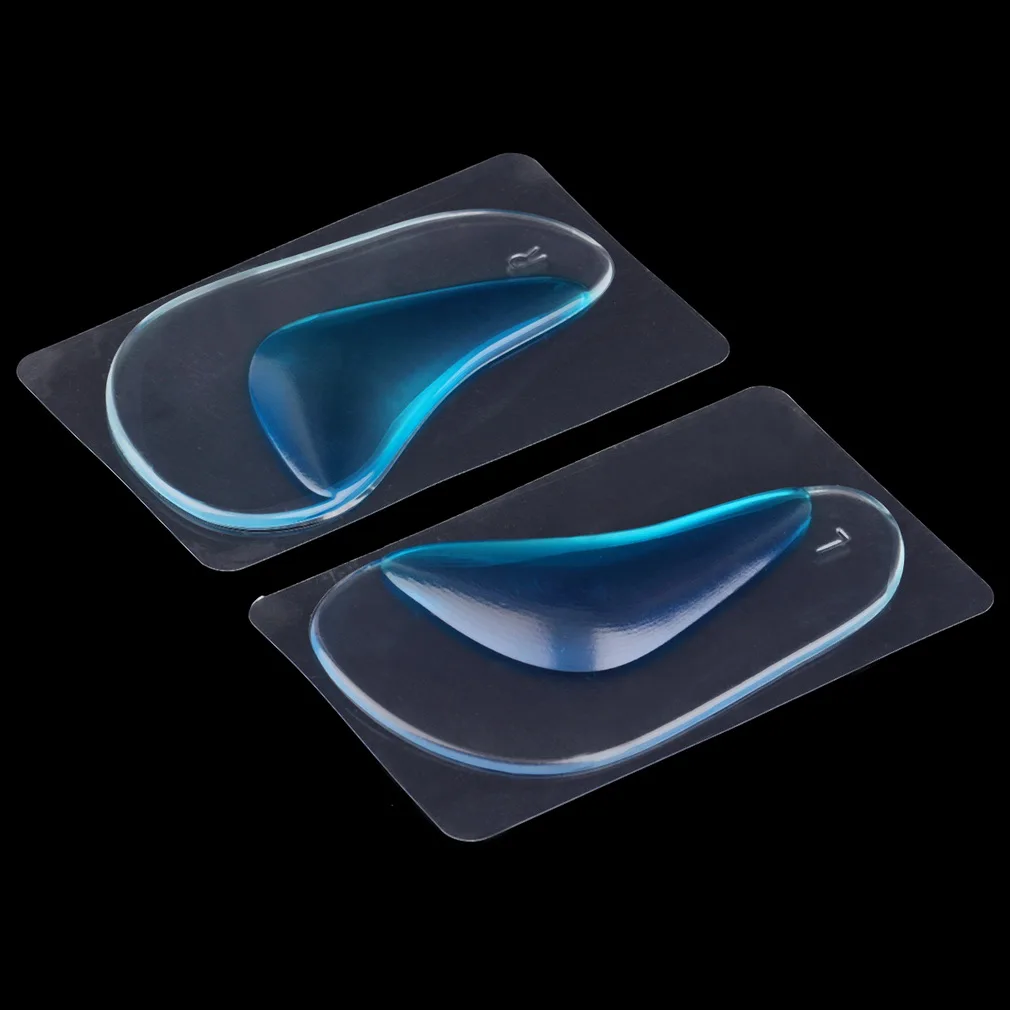 1 пара пластырей для ног прозрачная ортопедическая прокладка из силикагеля