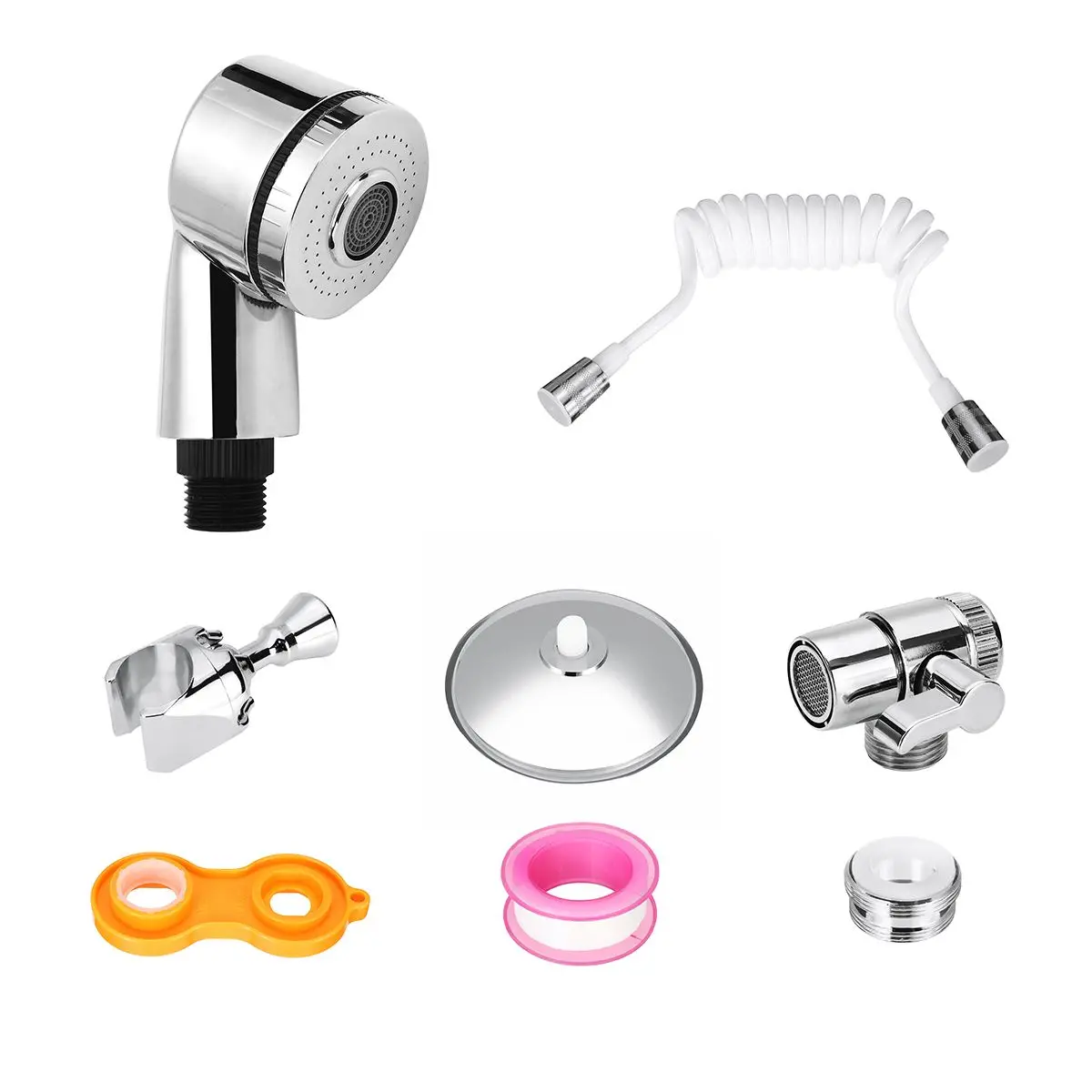 

Bathroom Sink Faucet Sprayer Faucet Portable Handheld Toilet Bidet Sprayer Set Bathroom hand sprayer shower head self cleaning