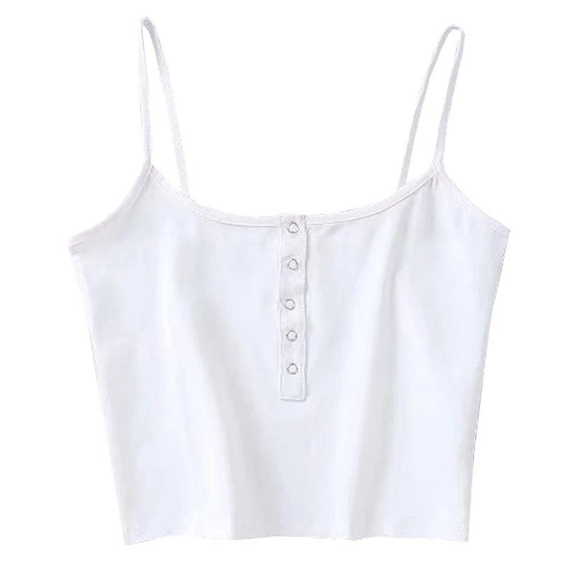 

Summer Women Strap Crop Top Women Sexy Backless Leakage Navel Solid Camisole Sexy Tank Top Tube Top Breathable Crop tops