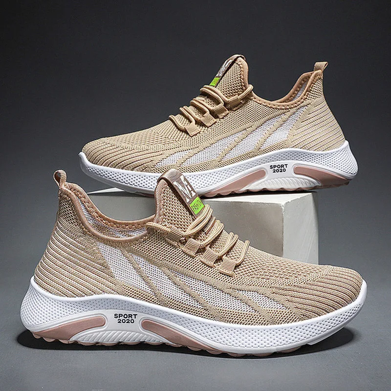 

Модные кроссовки, мужская обувь, повседневные лоферы, весна-осень, дышащая женская обувь для бега, мужские кроссовки на плоской подошве, для ...