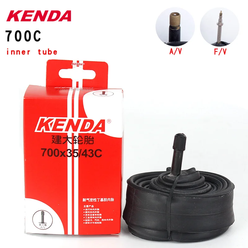 Внутренняя труба для шин дорожного велосипеда Kenda 700C 700 * 35C 43C внутренняя мертвых