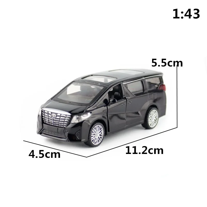 CAIPO 1:43 Toyota Alphard MPV модель автомобиля из сплава отлитый под давлением металлическая