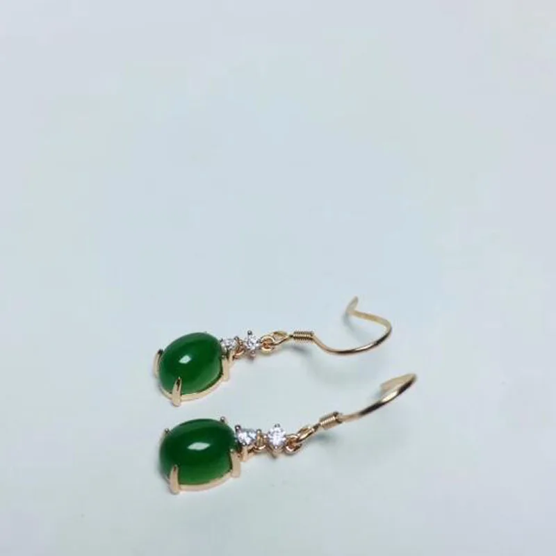 Ювелирные украшения S925 стерлингового серебра сорта хотанской (Hetian) яшмы